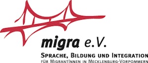 migra e.V. – Sprache, Bildung und Integration für MigrantInnen in Mecklenburg-Vorpommern Logo