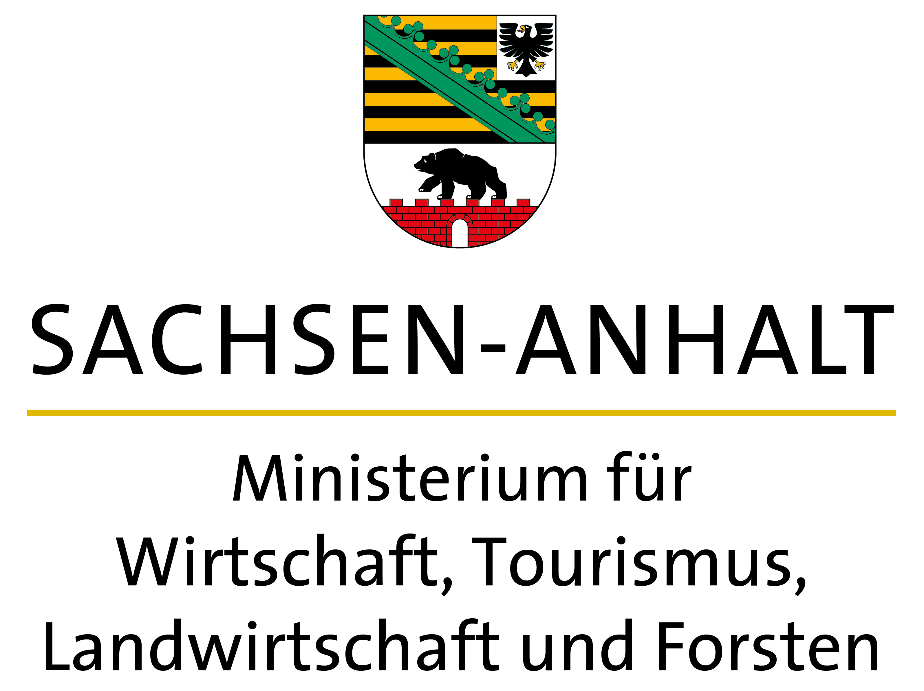 Ministerium für Wirtschaft, Tourismus, Landwirtschaft und Forsten des Landes Sachsen-Anhalt Logo