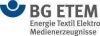Berufsgenossenschaft Energie Textil Elektro Medienerzeugnisse Logo
