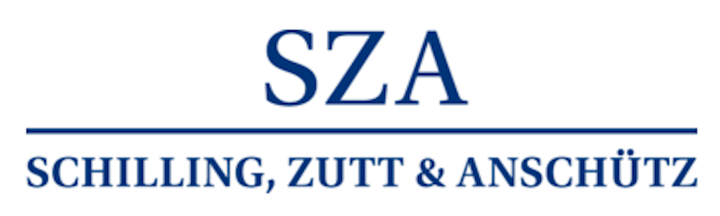 SZA Schilling, Zutt & Anschütz Rechtsanwaltsgesellschaft mbH Logo