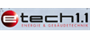 e-tech 1.1  Energie & Gebäudetechnik Logo