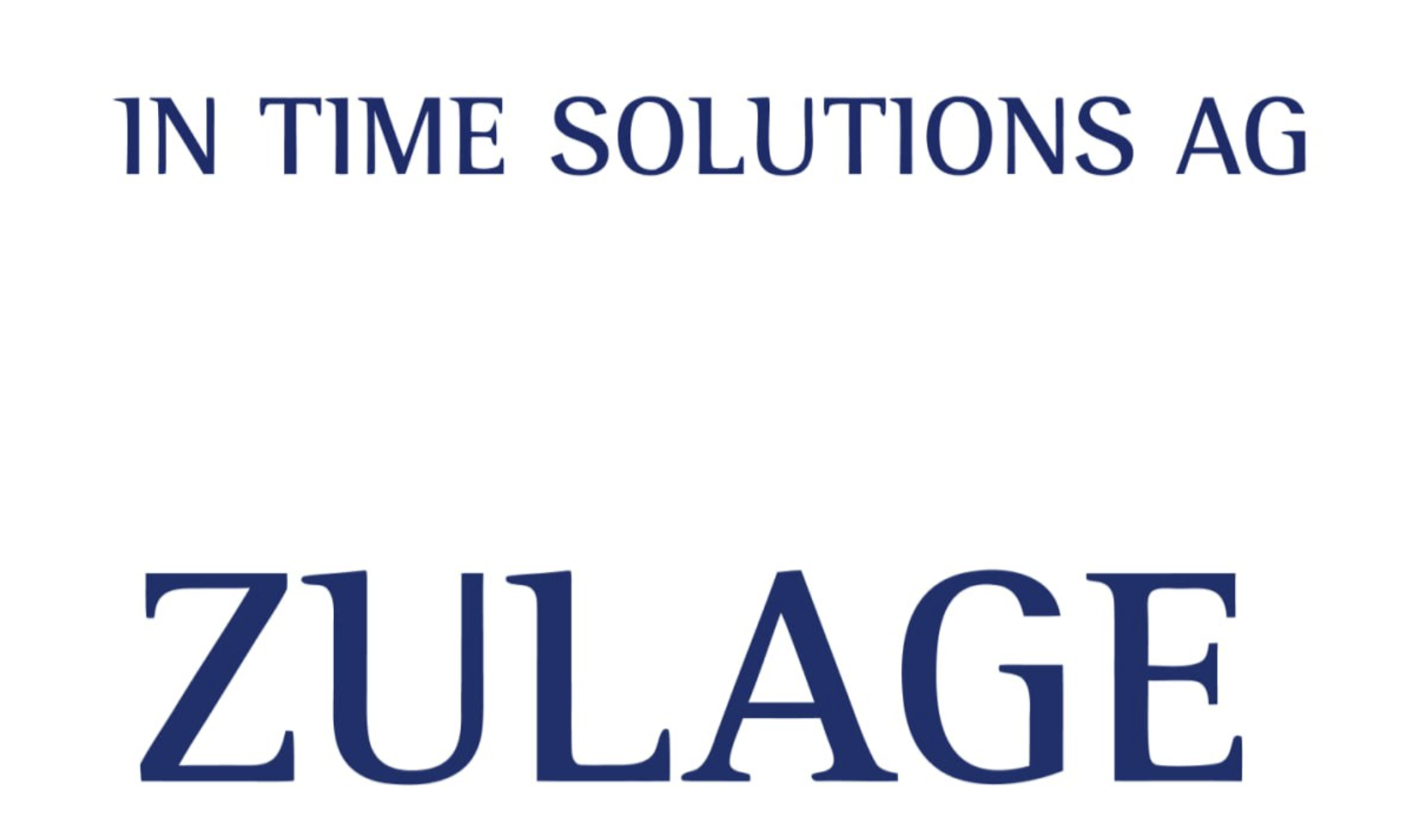 In Time Solutions AG Logo