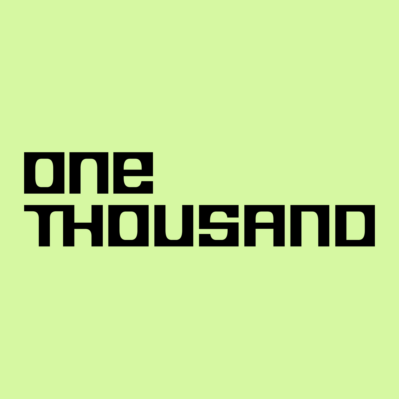 One Thousand GmbH Logo