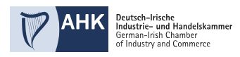 Die Deutsch-Irische Industrie- und Handelskammer (AHK Irland) Logo