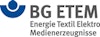 Berufsgenossenschaft Energie Textil Elektro Medienerzeugnisse (BG ETEM) Logo