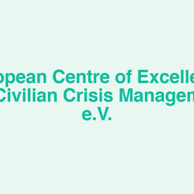 Junior Policy Officer Knowledge Management European Centre Of Excellence For Civilian Crisis Management E V
