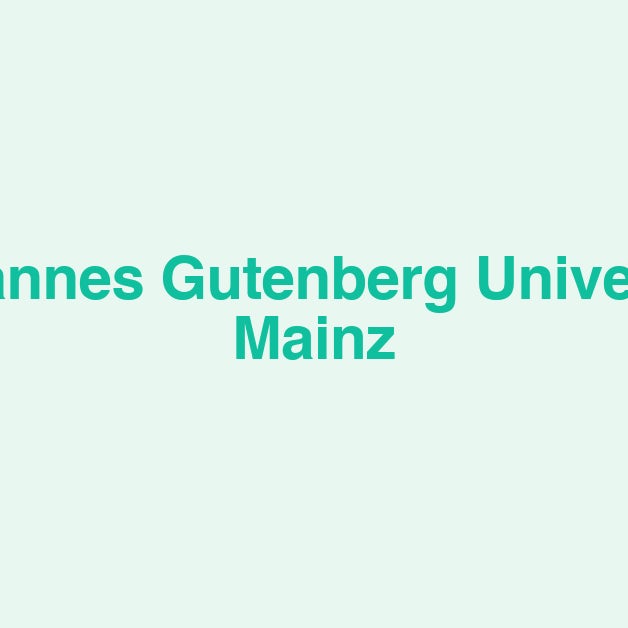 Junior Professorship Of Early Modern German Literature Johannes Gutenberg University Mainz