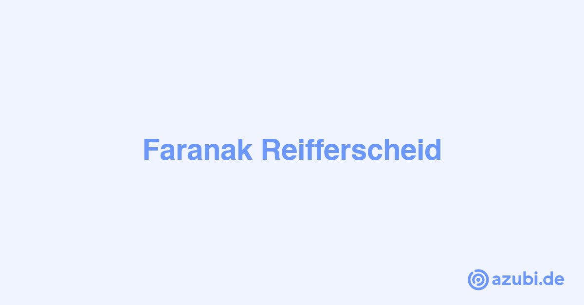 Ausbildung Als Zahnmedizinische Fachangestellte M W D 2021 Bei Faranak Reifferscheid