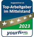 Top-Arbeitgeber im Mittelstand 2023 (yourfirm)