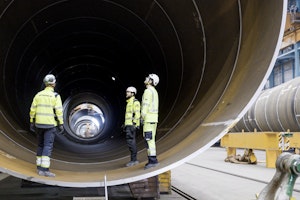 Vattenfall Offshore-Windpark im Bau