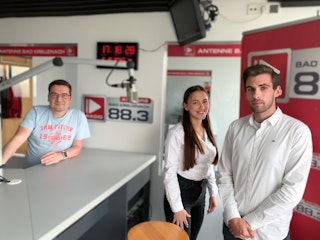 Anastasia und Lukas live on Air bei 88.3 antenne