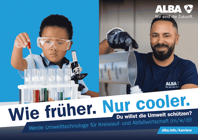 Wie früher, nur cooler - werde Umwelttechnologe für Abfall- und Kreislaufwirtschaft  (m/w/d)!