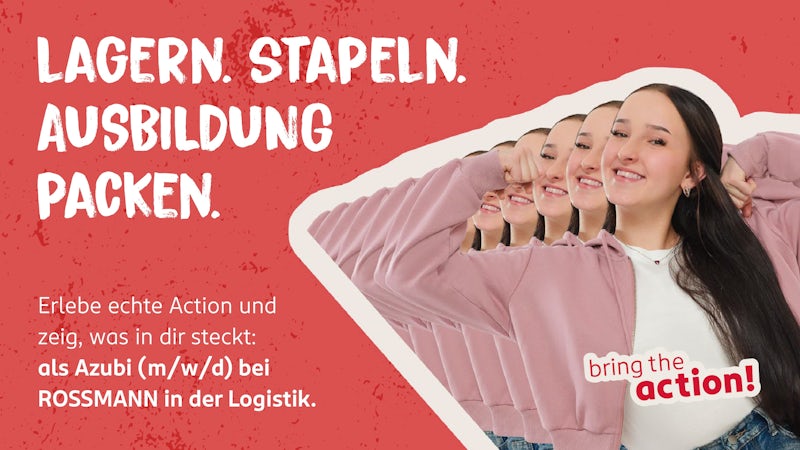 Lagern. Stapeln. Ausbildung packen.
