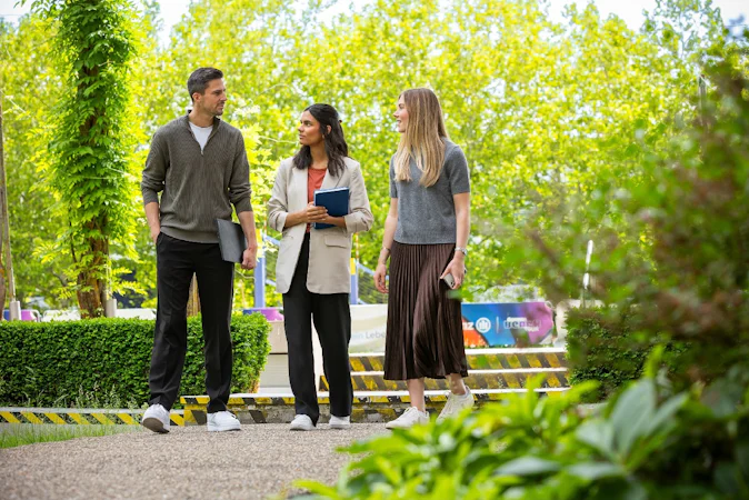 Walk & Talk am Campus Unterföhring