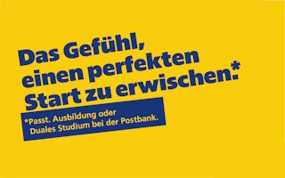 Karriere bei der Postbank